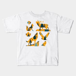 Predators and Prey of the Forest Kids T-Shirt